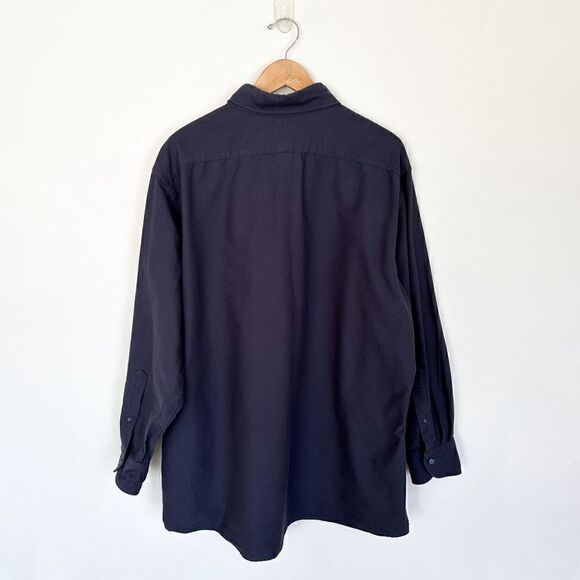 Proper Cloth Mens American Pima Dark Blue Oxford Cloth Pima Cotton Oxford Button - Picture 3 of 12